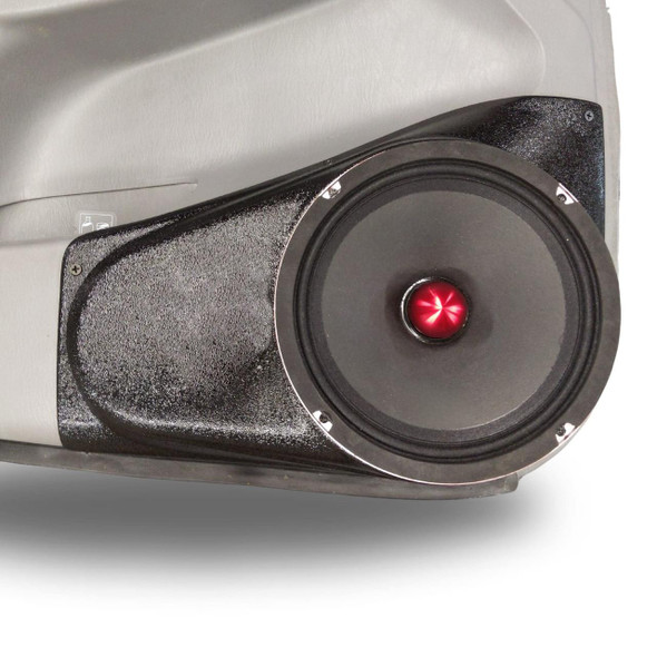  DOWN4SOUND PODS | 8" SPEAKER PODS FOR THE FRONT DOOR OF A 09-15 TOYOTA TACOMA 