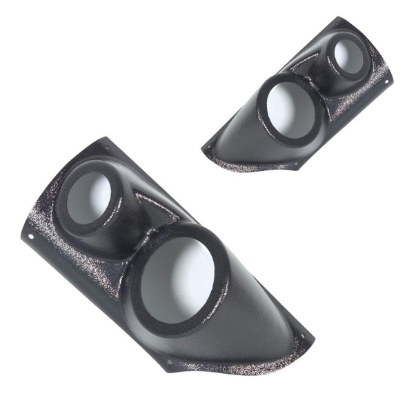  DOWN4SOUND PODS | 3.5" +  2" LOWER A-PILLAR SPEAKER PODS FOR THE 2010-2015 CHEVROLET CAMARO 