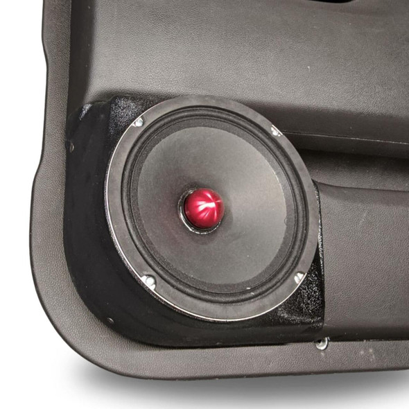  DOWN4SOUND PODS | 8" SPEAKER PODS FOR THE REAR DOOR OF A 14-18 CHEVROLET SILVERADO-GMC SIERRA CREW CAB/EXTENDED CAB 