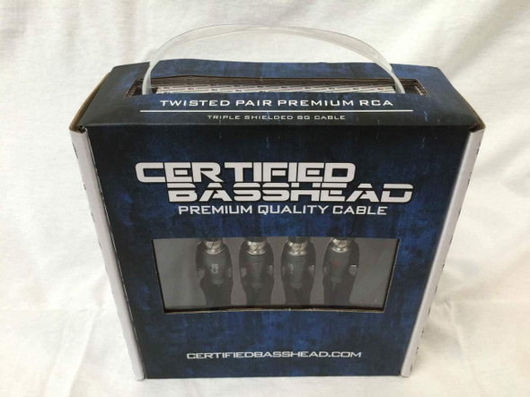 Certified Basshead 1.5 ft Certified Basshead RCAs