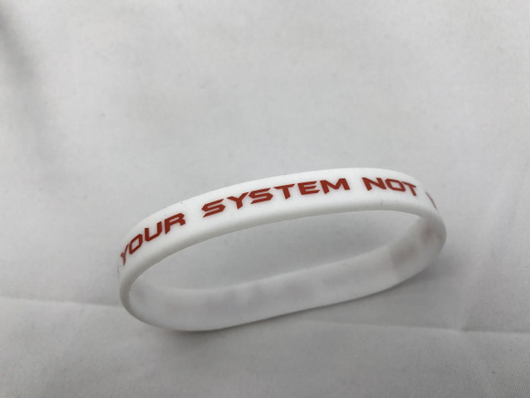 Down4SoundShop Wrist Bands - White