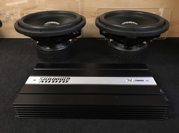 Down4Sound DOWN4SOUND SHOP BASSHEAD PACKAGE 2000W RMS PLEASE READ DESCRIPTION FOR DETAILS