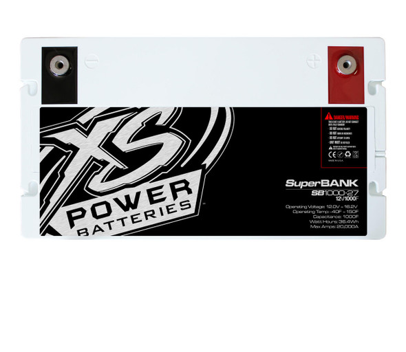 XS Power SB1000-27 - 12V Super Capacitor Bank, Group 27, Max Power 8,000W, 1,000 Farad