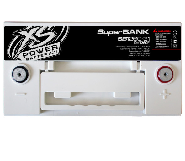 XS Power SB1260-31 - 12V Super Capacitor Bank, Group 31, Max Power 8,000W, 1260 Farad