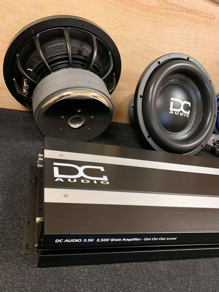 Down4Sound 3500W DC AUDIO LEVEL 4 DOUBLE SUB PACKAGE PLEASE READ DESCRIPTION FOR DETAILS