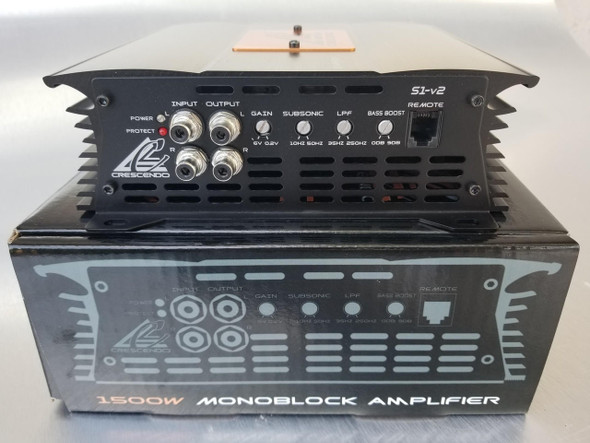 CRESCENDO AUDIO or SYMPHONY S1V2 MONOBLOCK or BASS AMPLIFIER CRESCENDO AUDIO or SYMPHONY S1V2 MONOBLOCK or BASS AMPLIFIER