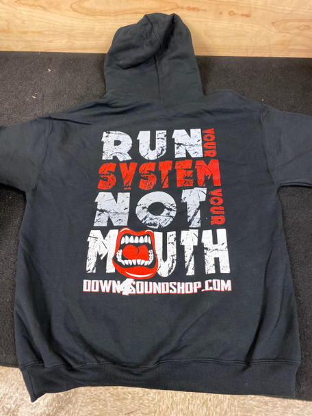 2019/2020 RUN YOUR SYSTEM NOT YOUR MOUTH HOODIE RED