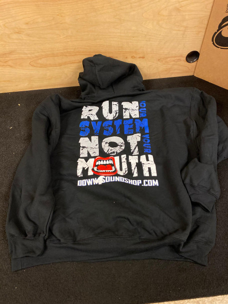 2018/2019 RUN YOUR SYSTEM NOT YOUR MOUTH HOODIE BLUE