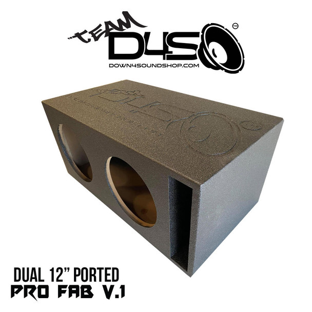 2 12 subwoofer box | Down4Sound 2-12 profab v1