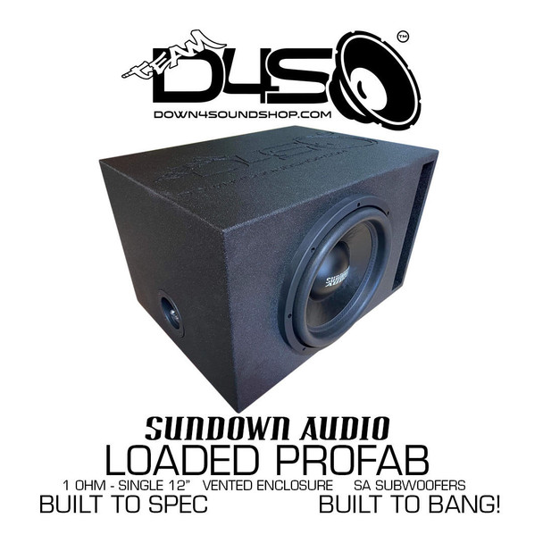 Sundown Audio SA 12 SINGLE LOADED VENTED ENCLOSURE