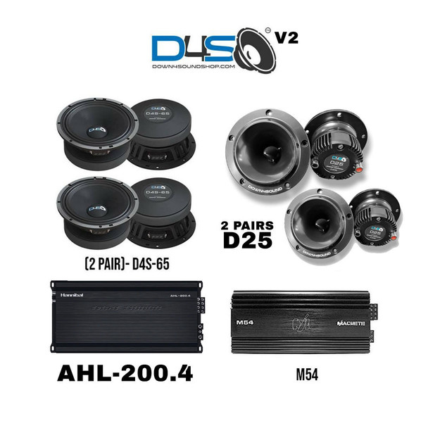 Down4Sound DOWN4SOUND LEVEL 9000 PRO AUDIO COMBO or 1100W RMS v2