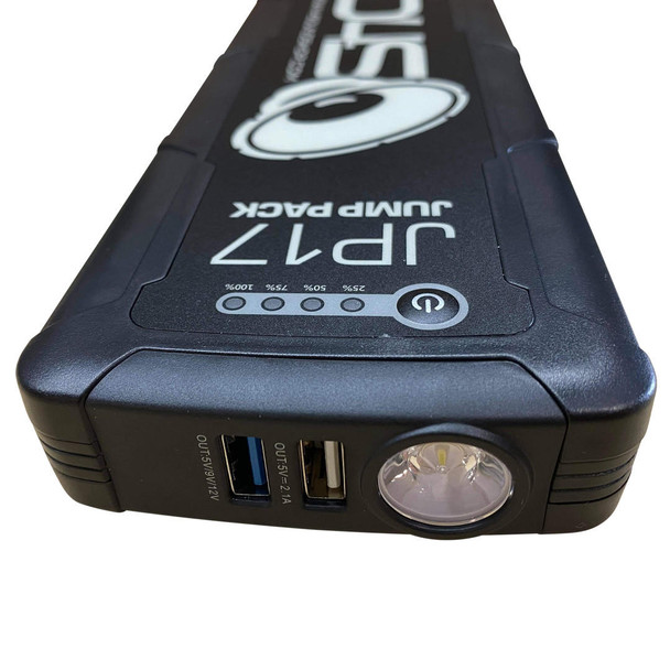 Down4Sound JP17 - 3 in 1 Battery Bank, Flash Light and Jump Pack