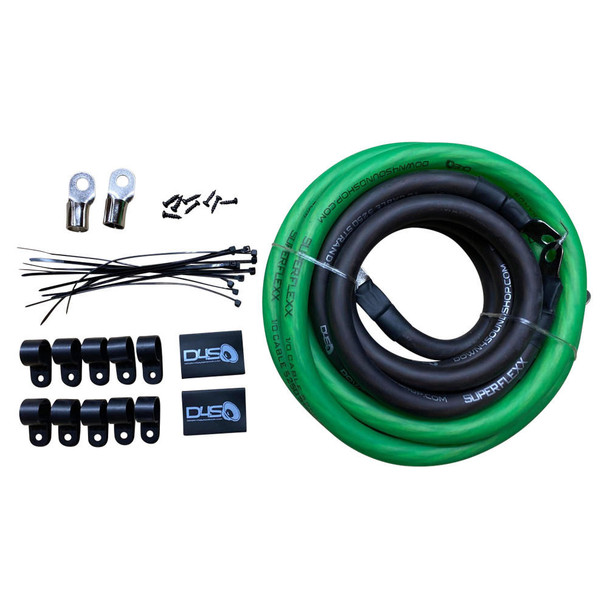 Down4Sound DOWN4SOUND BIG 3 - 0 GAUGE CCA LIME GREEN /BLACK