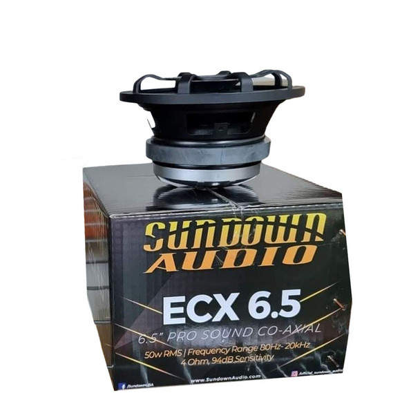 Sundown Audio ECX 6.5 - 6.5 inch 50W RMS Coaxial speaker 4 OHM SINGLE