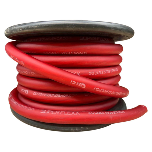 Down4Sound Down4sound 50 FT 2/0 CCA Wire RED