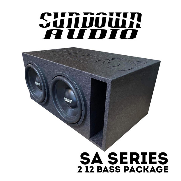 Sundown Audio - Dual SA Classic Series 12 inch Ported Subwoofer Bass Package 2000W