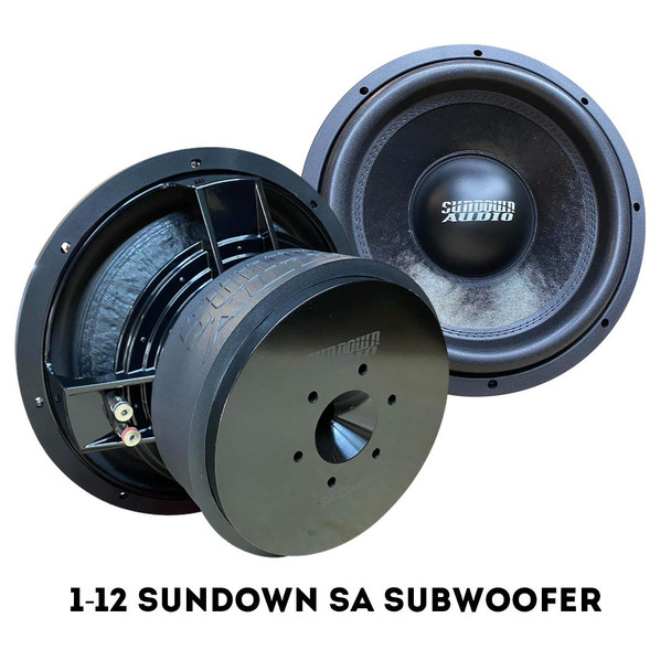 Sundown Audio - Single SA Classic Series 12 inch Ported Subwoofer Bass Package 1000W