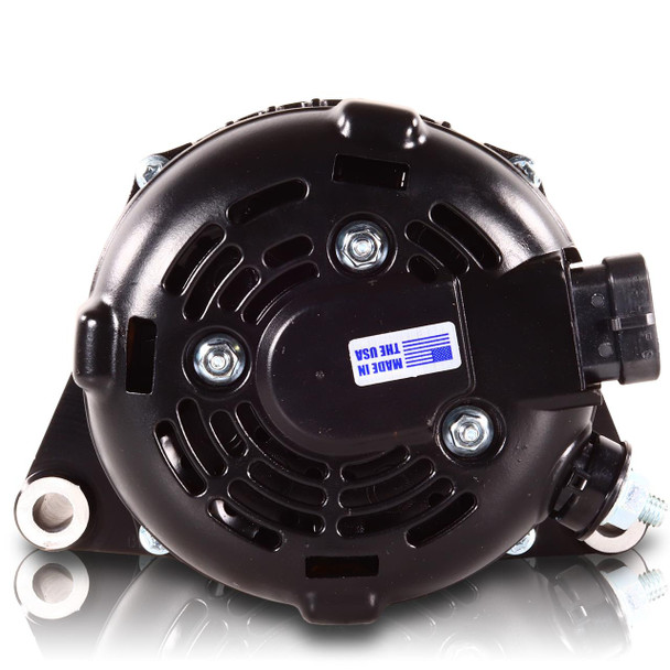 Mechman S Series Billet 170 AMP Racing Alternator For C6 Corvette - Black Anodized
