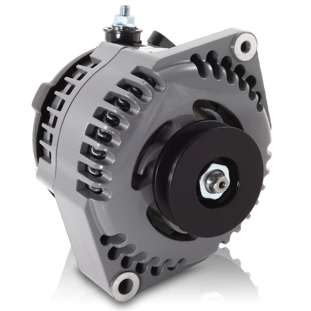 Mechman Marine 170 Amp High Output Alternator For Ski / Wake Board Boats With 12SI 6.61 Inch Bolt Pattern - V-Belt Pulley