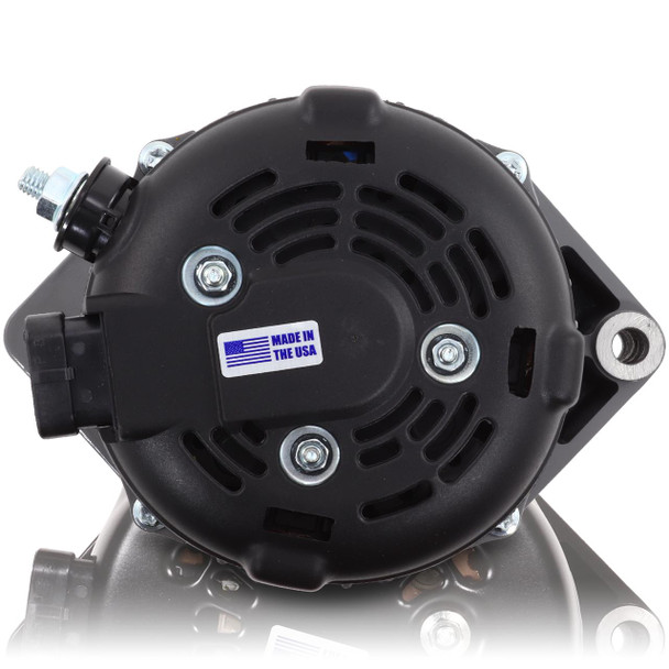 Mechman Marine 170 Amp High Output Alternator For Ski / Wake Board Boats With 12SI 6.61 Inch Bolt Pattern - V-Belt Pulley