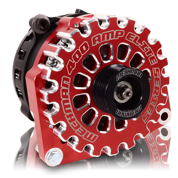 Mechman 400 Amp Elite Series Alternator For 88-95 GM Truck Red