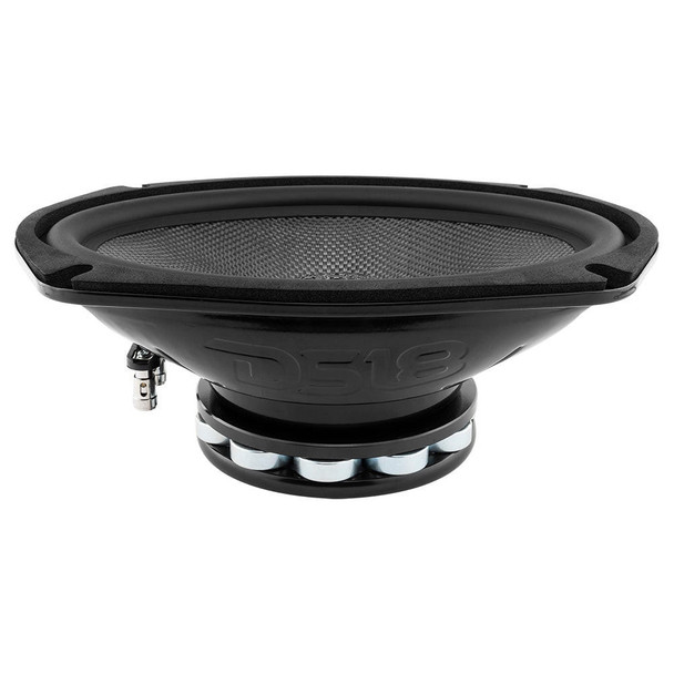 DS18 Audio DS18 PRO-CF69.2NR 6x9 Mid-Bass Loudspeaker With Water Resistant Carbon Fiber Cone And Neodymium Rings Magnet 600 Watts 2-Ohms