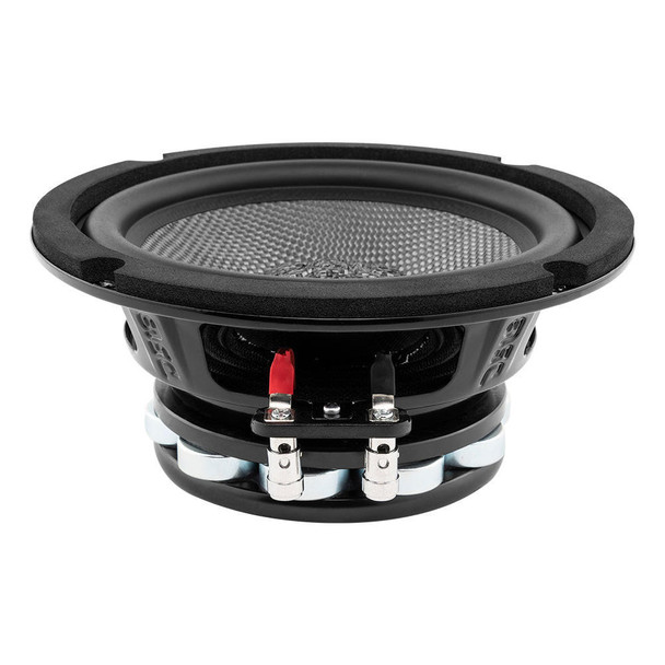 DS18 Audio DS18 PRO-CF6.2NR 6.5 Mid-Bass Loudspeaker With Water Resistant Carbon Fiber Cone and Neodymium Rings Magnet 500 Watts 2-Ohms