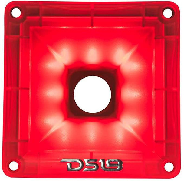 DS18 Audio DS18 PRO-H44CL 1 Throat Transparent Plastic Driver Horn With RGB Lights