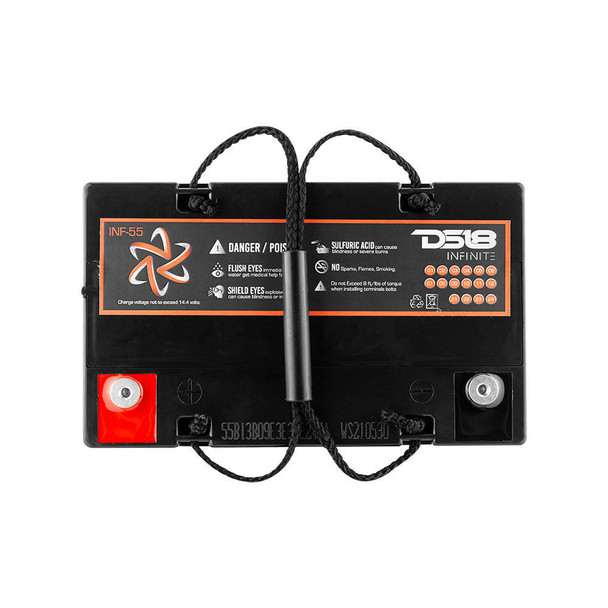 DS18 Audio DS18 INF-55 INFINITE 55 AH 1750 Watts AGM Power Cell 12 Volt Battery