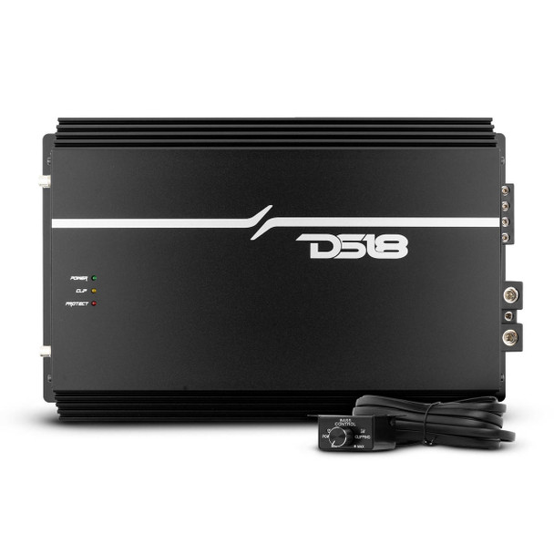 DS18 Audio DS18 EXL-P2500X1D – 1 Channel Class D Car Amplifier – 2500 Watts RMS 1-Ohm – Made in Korea