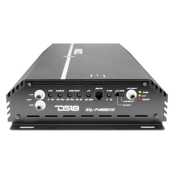 DS18 Audio DS18 EXL-P4000X1D – 1 Channel Class D Car Amplifier – 4000 Watts RMS 1-Ohm – Made in Korea