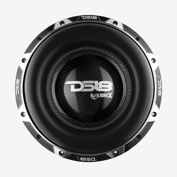 DS18 Audio DS18 HOOL-X12.2DHE HOOLIGAN 12 High Excursion Car Subwoofer 4000 Watts Rms 4 Dvc 2-Ohm