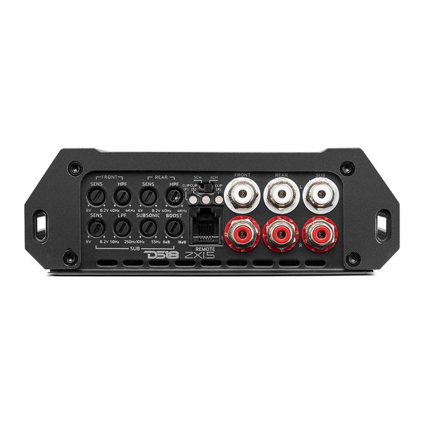 DS18 Audio DS18 ZXI.5 ELITE Full-Range 5-Channel Class D Amplifier 125 Watts RMS x 4 4-Ohm 1000 Watts RMS x 1 1-Ohm