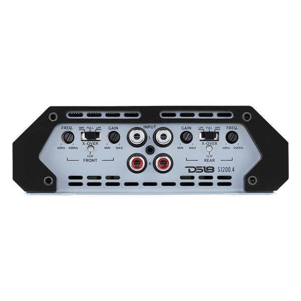 DS18 Audio DS18 SELECT S-1200.4 – Full Range Class AB 4 Channel Amplifier – 1200 Watts