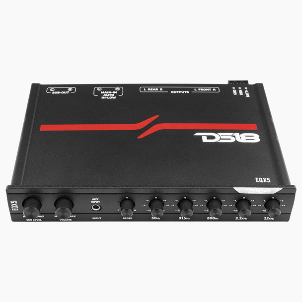 DS18 Audio DS18 EQX5 8 Volts , 5-Band Equalizer with High Level Input