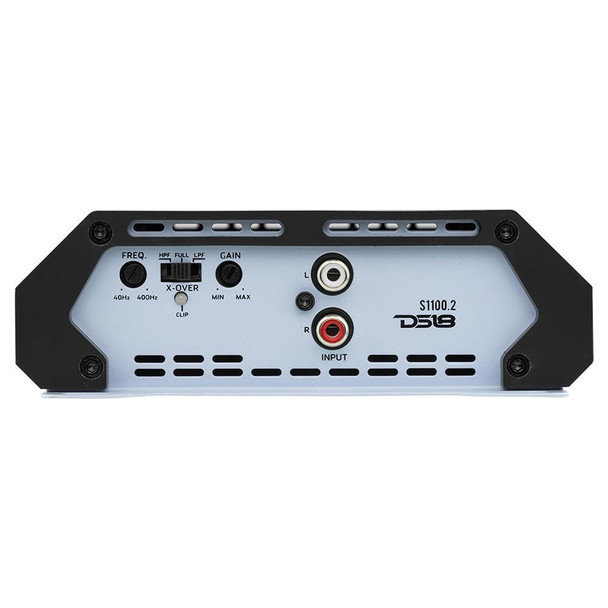 DS18 Audio DS18 SELECT S-1100.2 – Full Range Class AB 4 Channel Amplifier – 1800 Watts