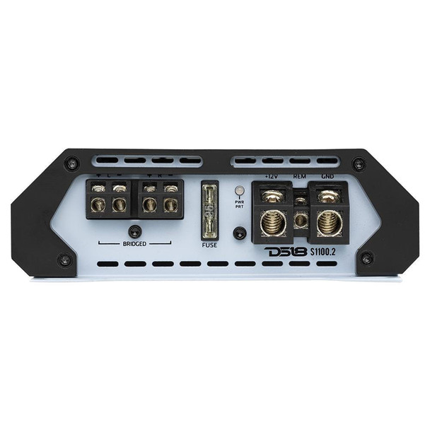 DS18 Audio DS18 SELECT S-1100.2 – Full Range Class AB 4 Channel Amplifier – 1800 Watts