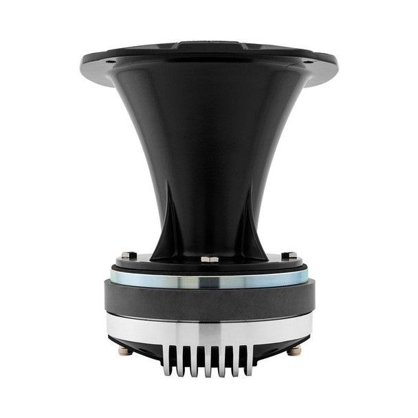 DS18 Audio DS18 PRO-DKH1 2 Throat Bolt On Compression Driver 2 Throat Titanium Voice Coil and PRO-HA102/BK Horn 640 Watts 111dB 8-ohm Mounting Depth 7.18