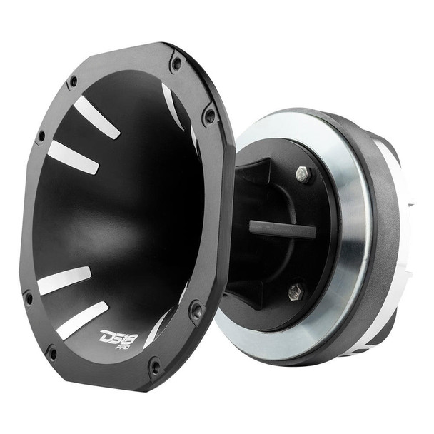 DS18 Audio DS18 PRO-DKH2 2 Throat Bolt On Compression Driver 3 Titanium Voice Coil and PRO-HA102/BK Horn 800 Watts 8-ohm