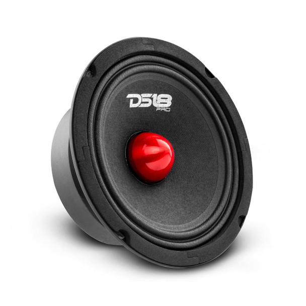 DS18 Audio DS18 PRO-GM6B 6.5 Mid-Range Loudspeaker with Bullet 480 Watts 8-Ohm