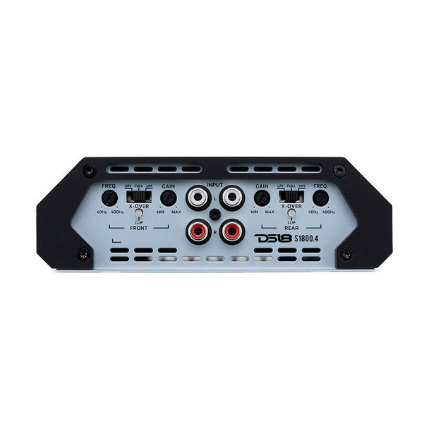 DS18 Audio DS18 SELECT S-1800.4 – Full Range Class AB 4 Channel Amplifier – 1800 Watts