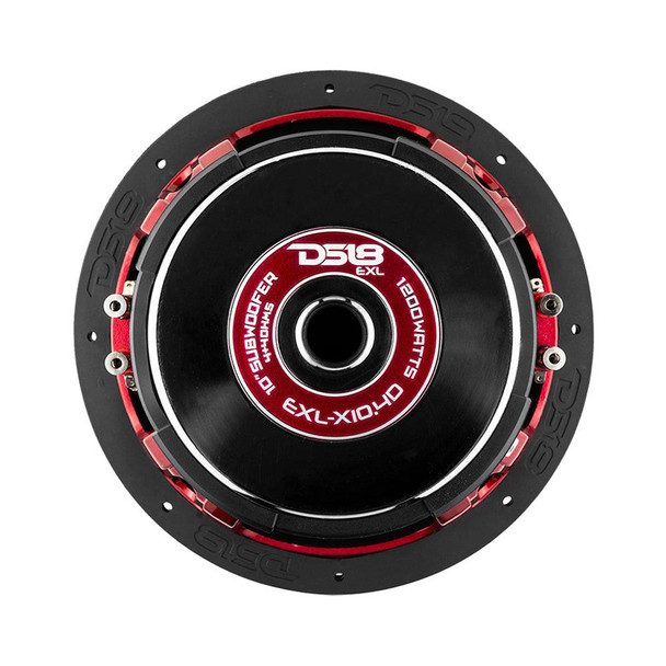 DS18 Audio DS18 EXL-X10.4D 10 Car Subwoofer 1700 Watts Dvc 4-Ohms