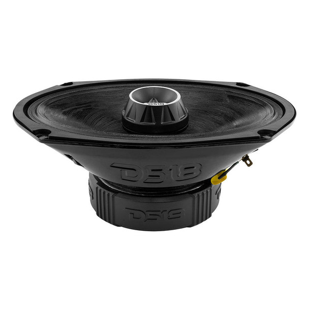 DS18 Audio DS18 PRO-ZT69 6x9 Water Resistant Mid-Range Loudspeaker with Built-in Bullet Tweeter and Grill 550 Watts 4-Ohm