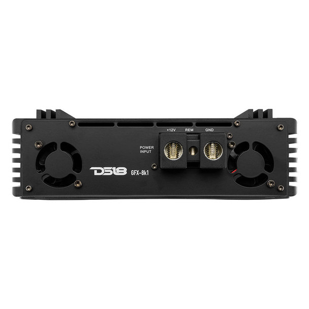 DS18 Audio DS18 GFX-8K1 – Full-Range Class D 1-Channel Monoblock Amplifier – 8000 Watts RMS, 1-Ohm