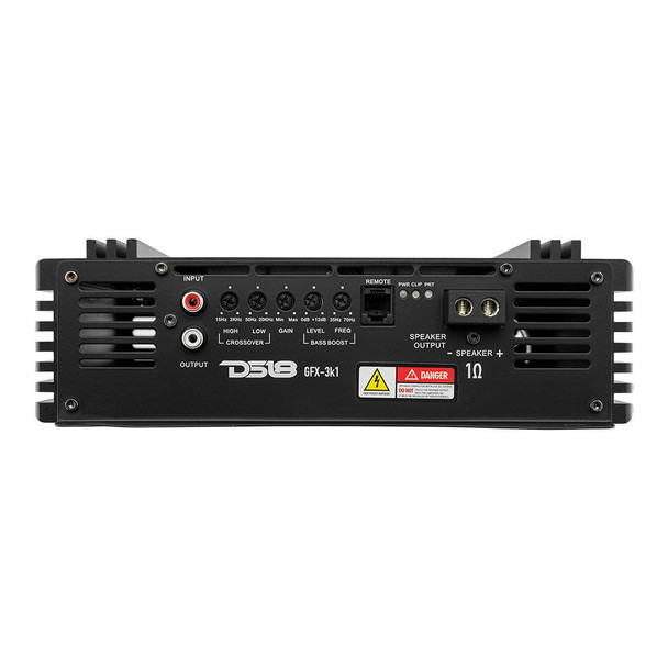 DS18 Audio DS18 GFX-3K1 – Full-Range Class D 1-Channel Monoblock Amplifier – 3000 Watts RMS, 1-Ohm