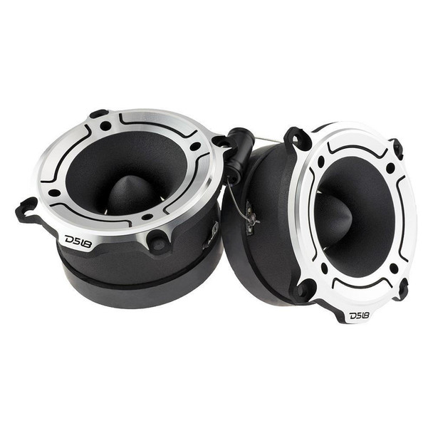 DS18 Audio DS18 PRO-TW120 and PRO-TW120B – 1 PRO Aluminum Super Bullet Tweeter VC – 240 Watts with Built in Crossover Pair