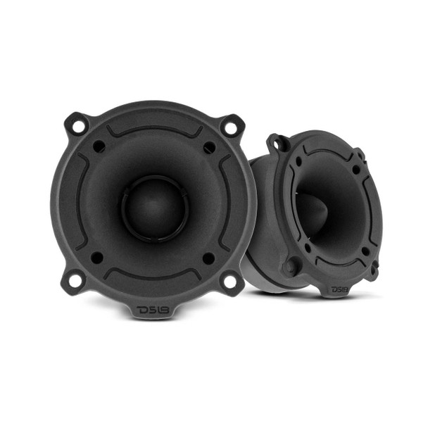 DS18 Audio DS18 PRO-TW120 and PRO-TW120B – 1 PRO Aluminum Super Bullet Tweeter VC – 240 Watts with Built in Crossover Pair