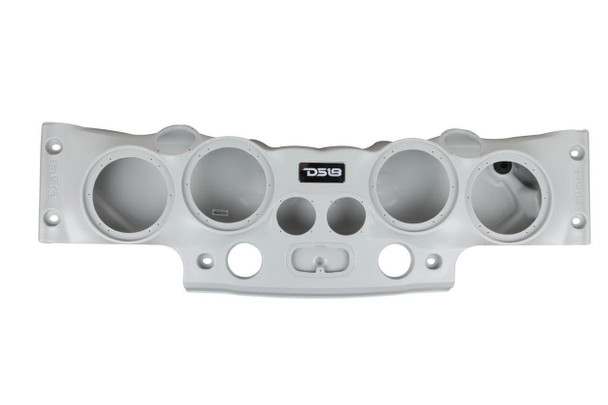 DS18 Audio DS18 JK-SBAR/SL Exclusive Overhead Bar System for JK/JKU Jeeps 4x 8 Speakers 4x Tweeters 2x Drivers SILVER