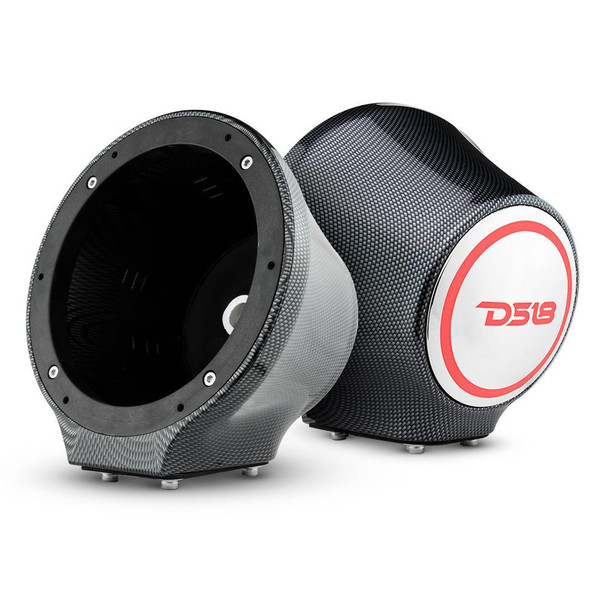 DS18 Audio DS18 EN-JS6 6.5 Universal Flat Mount Kick Panel Speaker Pod Jet Ski, Jeeps, Motorcycles RGB LED Lights - No Speaker