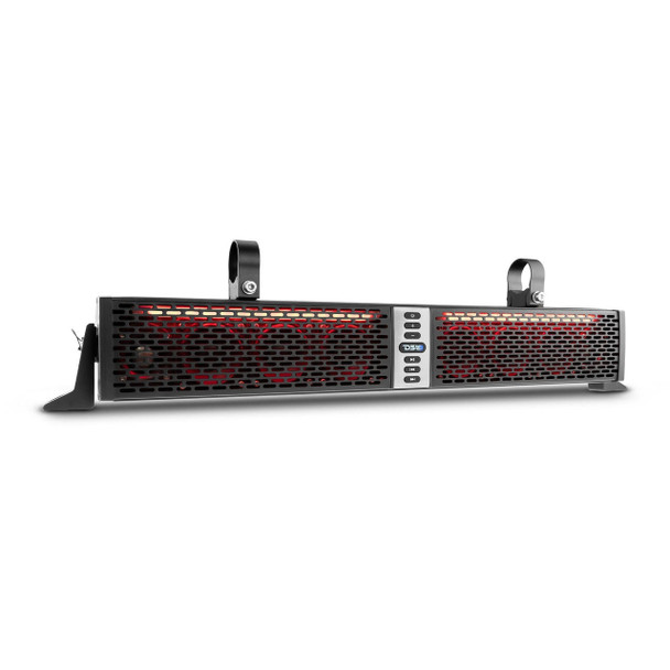 DS18 Audio DS18 HYDRO SBAR30BT 30 Marine Water Resistant Amplified With Bluetooth Sound Bar Speaker System RGB LED Lights 8 Speakers 700 Watts